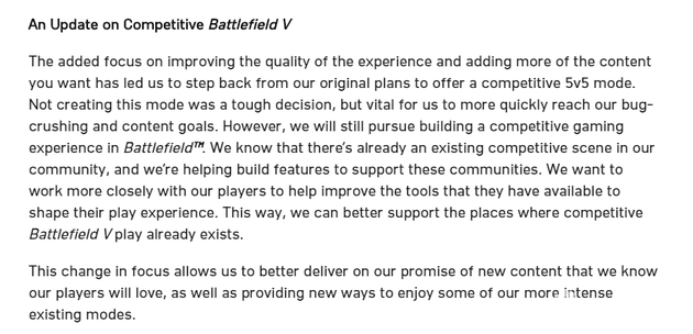漫威游戏《战地5》5V5模式取消 地铁地图10月回归