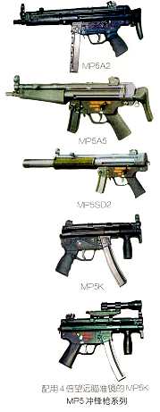 mp5冲锋枪系列 德国mip5aa 9毫米冲锋枪